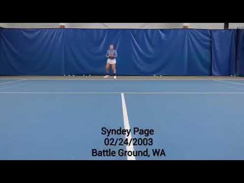 Video of 2021 Tennis college recruitment video