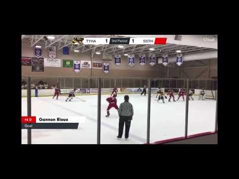 Video of #4 Gannon Rioux - Goal