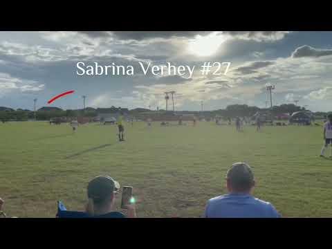 Video of Sabrina's free kick