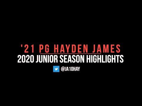 Video of '21 PG Hayden James 2020 Junior Season Highlights