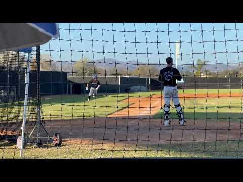 Video of Matthew Mewborn Catcher play at plate