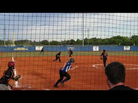 Video of Shortstop- backhand play