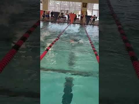 Video of 100 SCY Back - 1:08.17 (new best time), January 29, 2023, Duncan, SC