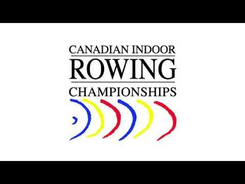 Video of Canadian indoor rowing championships (circ), 2:42:00 - 2:51:00, erg 32, first place finish