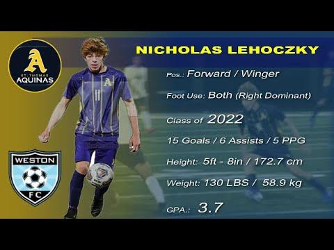 Video of Nicholas Lehoczky soccer highlights