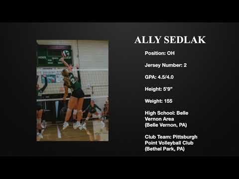 Video of Ally Sedlak highlights video