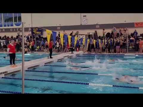 Video of 50 Free Relay Split 26.97