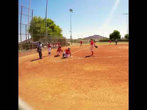 Video of Mari diving to get the out at home plate