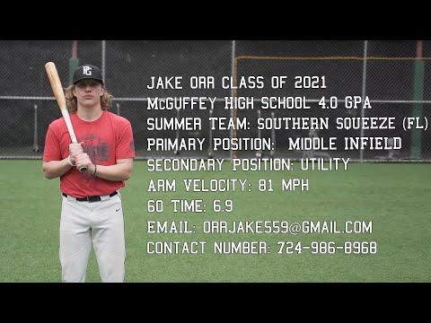 Video of Jake Orr Class of 2021