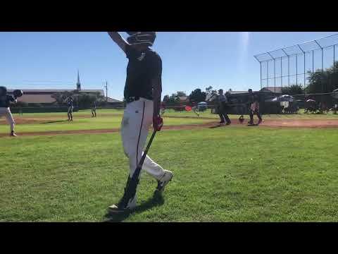 Video of Aaron Club 11/14 vs US Elite 3-run HR