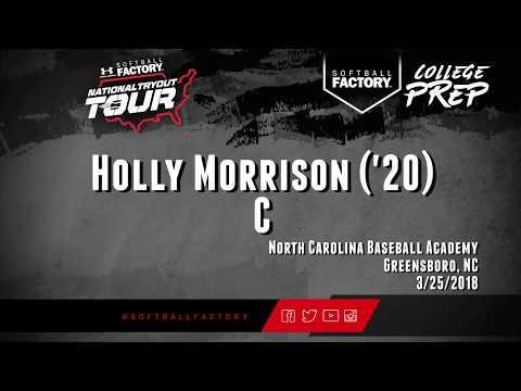 Video of Holly Morrison 2020 Catcher Skills Video