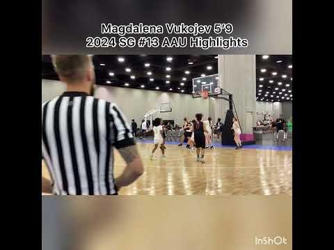 Video of Magdalena Vukojev 2024 SG AAU Highlights, Kia Nurse Elite #13