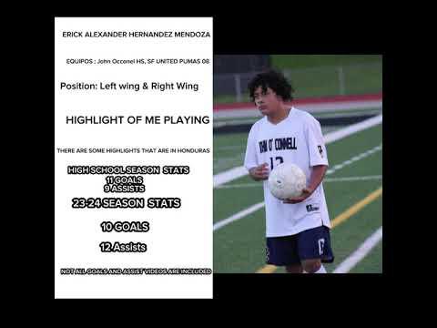 Video of Erick Mendoza 23-24 Stats ( High School and Club )