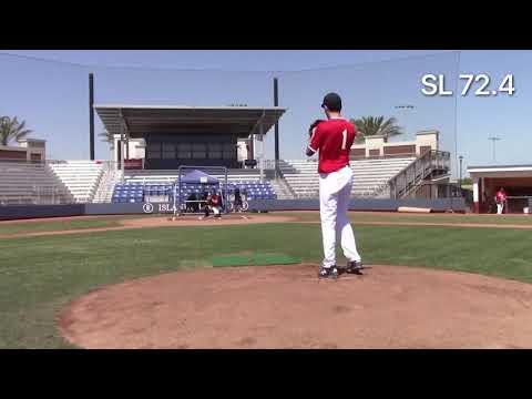 Video of 6/26/20 Sam Rice 2021 LHP,  Nor Cal World Series Test Day Scoutcast FB 87 /SL 72 /CH 79