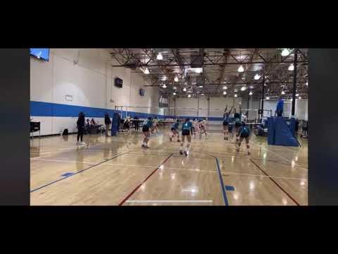 Video of Hanna Nihill 2022 Left back Defense and Serving