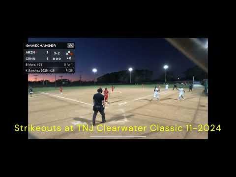 Video of Strikeout Highlight from TNJ Clearwater - 11-16-24