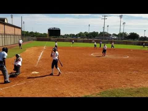 Video of Allison Mabe pitching 10/14/18