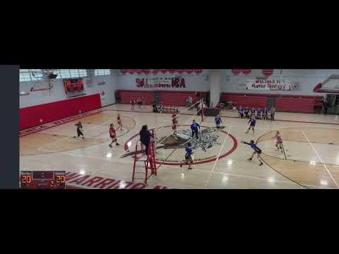 Video of Hadleigh Krug Junior Highlight Serve Recieve/Defense