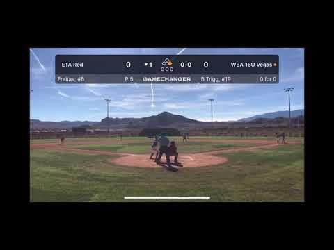 Video of Bobby Trigg, Washington Baseball Academy, West Coast Premier Tournaments, Las Vegas NV (Fall 2021)