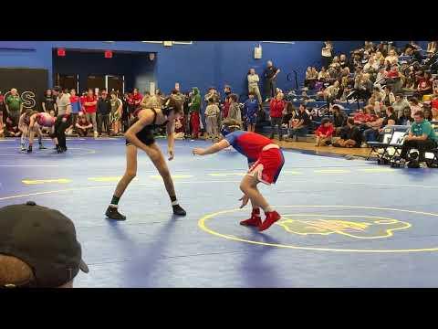 Video of 132lbs - Emmitt Holland - NC  4A East Regional Wrestling Tournament 