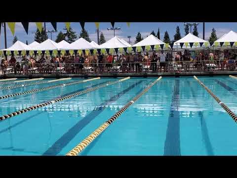 Video of 50 yard breaststroke finals (left lane)