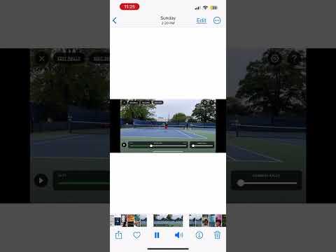 Video of Clips from Matt Stevenson Junior tennis tournament 