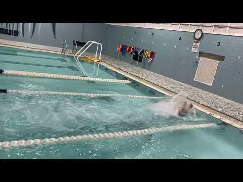 Video of 50 yard freestyle - 24.09