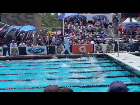 Video of CIF-SS D1 Championship W 100y Backstroke A Final