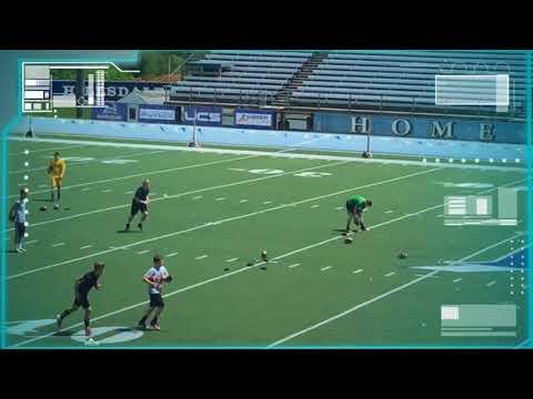 Video of Kaleb at Kicking Camp 