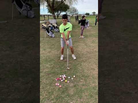 Video of 7 Iron swing Front