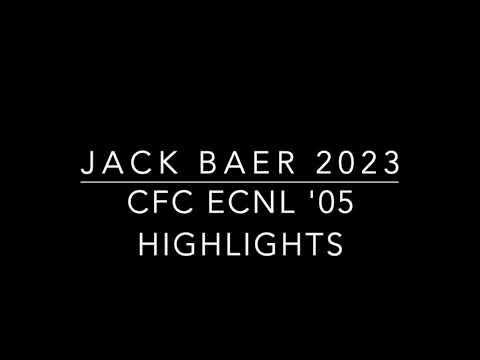 Video of Jack Baer '23  CFC ECNL Sophomore Highlights 