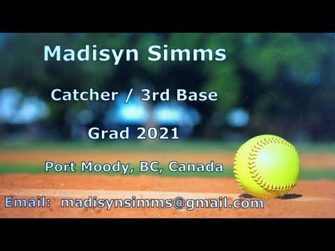 Video of Madisyn Simms College Video