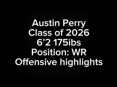 Video of Austin Perry Offense WR Highlights 