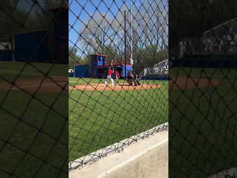 Video of Silas Ward - In Game Back Pick to 1B