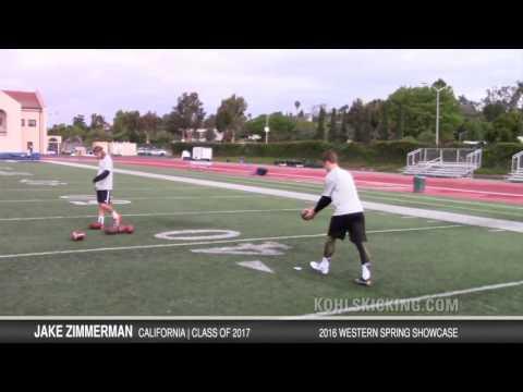 Video of Kohl's Kicking/Punting Skills Video 2016