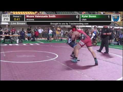 Video of 2370 Schoolboy 210 213 Mozes Valenzuela Smith Arizona vs Kyler Boren Utah 8428657104