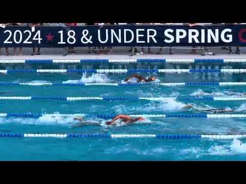 Video of 2024 18 & Under Spring Cup - Ft. Lauderdale, 400 Fr LCM, Lane 6 (4:03.18), 4th May 2024