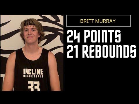 Video of Britt Murray 24 Pts, 21 Rebs vs Trojans basketball 2021 AAU Arizona Hoops Summit Full Highlights