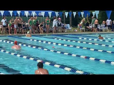 Video of 100 Breast; Lane 3 (Summer 2021; 15 yrs old)