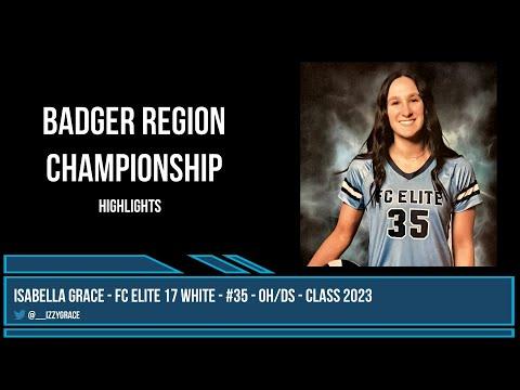 Video of 2022 Badger Region Championship Highlights - Isabella Grace (OH/DS)