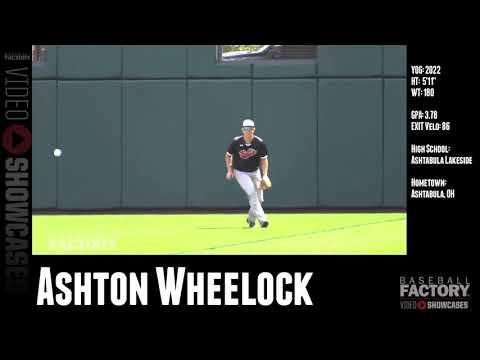 Video of Ashton Wheelock (OF/RHP) - Baseball Factory 8/17/20