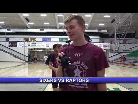 Video of SIXERS VS RAPTORS 1ST NIGHT AT SLIPPERY ROCK 