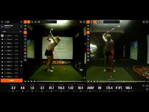 Video of 7 Iron on Trackman with Coach Virgil Herring