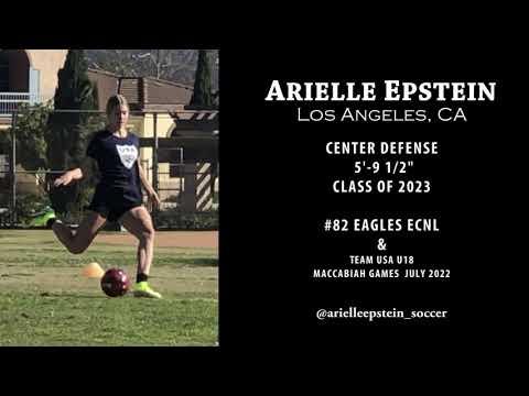 Video of Arielle Epstein Soccer Highlights III