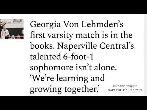 Video of Georgia Von Lehmden - Varsity  Week One