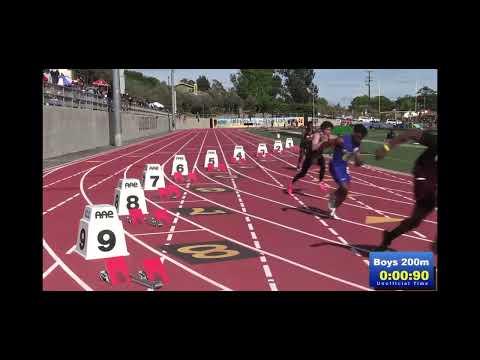 Video of CIF Prelim 200 meter