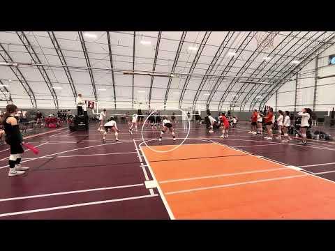 Video of Serve Receive from AAU Maroon and Orange Super Regional