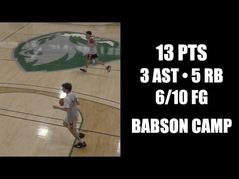 Video of BABSON CAMP - 13 PTS • 3 AST • 5 RB • 6/10 FG