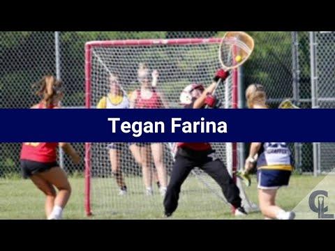 Video of Tegan Farina Lacrosse Highlights-PA 2022- goal