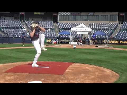 Video of Ethan Bowen i95 Showcase Pitching